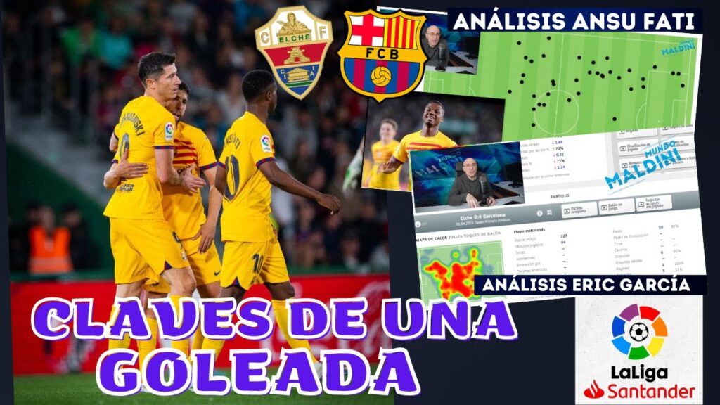 GOLEADA DEL BARCELONA EN ELCHE, HABLA XAVI, ANALIZAMOS LO DE ANSU FATI Y ERIC GARCIA, LABORATORIO