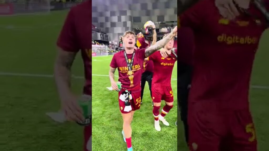 Nicola Zalewski appreciation ❤️           #asroma #football #uecl #poland #3366