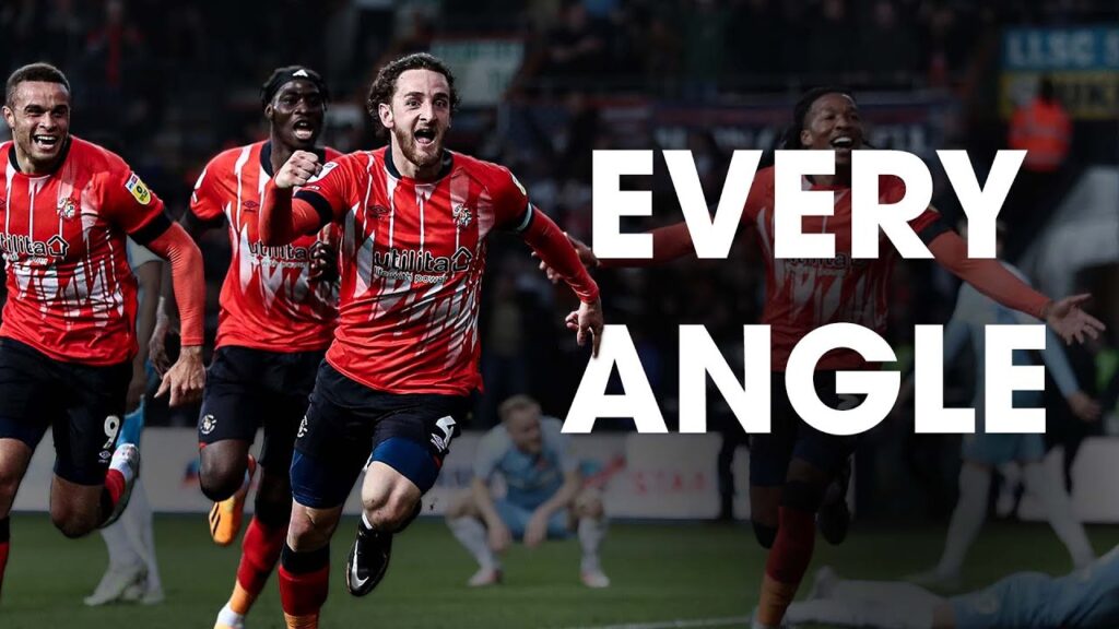 Every Angle | Tom Lockyer heads Luton to Wembley! 😍