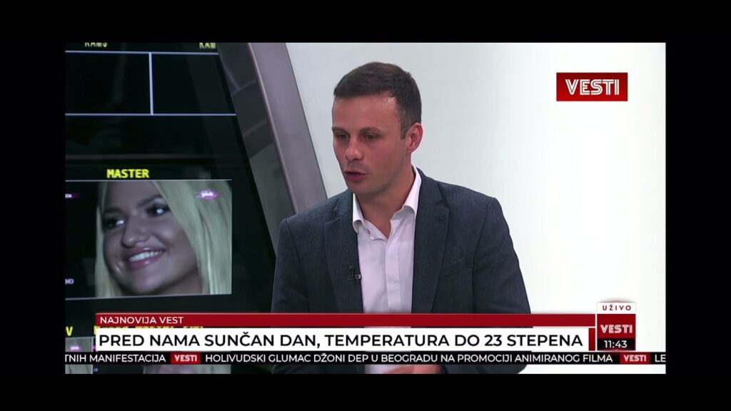 Strahinja Kukić gostovanje u emisiji otvoreni studio sa Nemanjom Velikić na TV Vesti