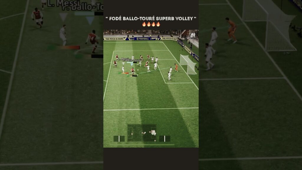 Fodé Ballo-Touré superb Volley🔥#shorts #youtubeshorts #viralshorts