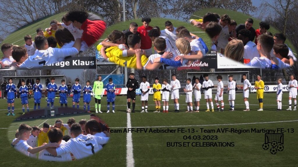 Team AFF-FFV Aebischer FE-13 - Team AVF-Région Martigny FE-13 , 04.03.2023, Buts et célébration