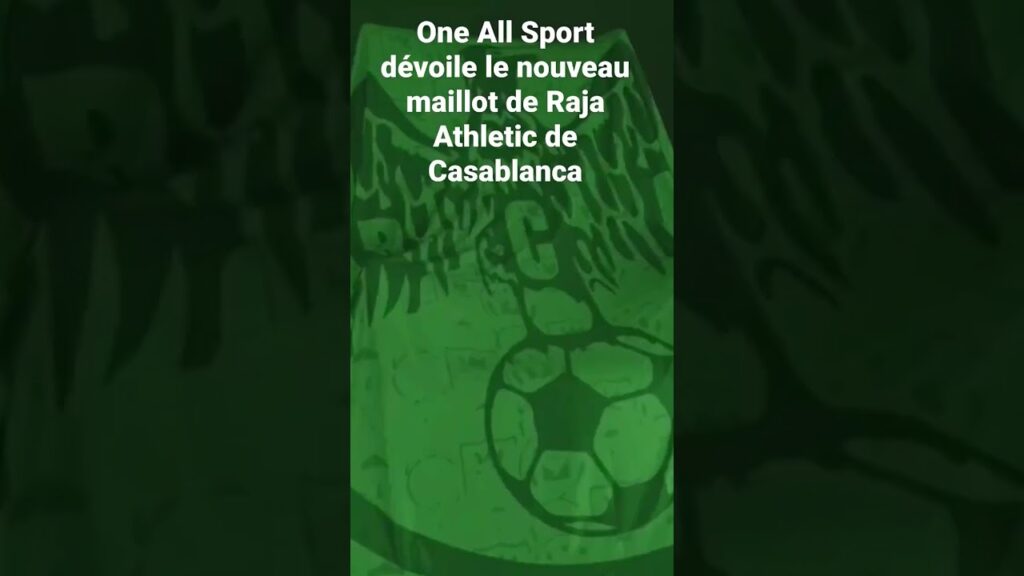 One Allé Sport dévoile les maillots du club Marocain en attendant pour les Lions Indomptables.
