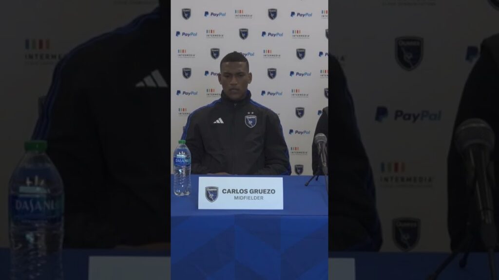 Las PRIMERAS palabras de Carlos Gruezo con el San José Earthquakes de la #MLS #soccer #shorts