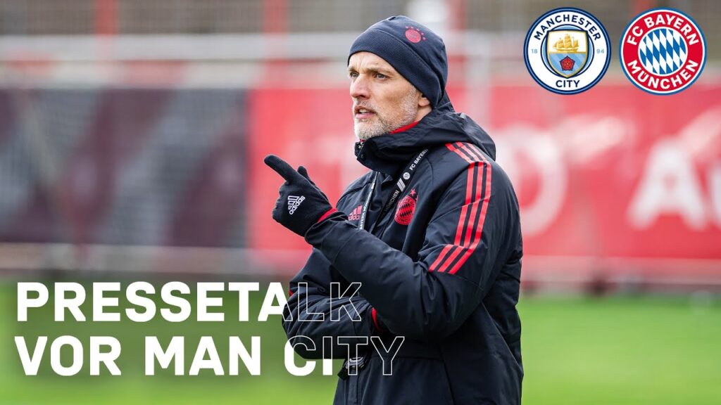 Pressetalk mit Matthijs de Ligt und Thomas Tuchel vor ManCity - FC Bayern | Champions League