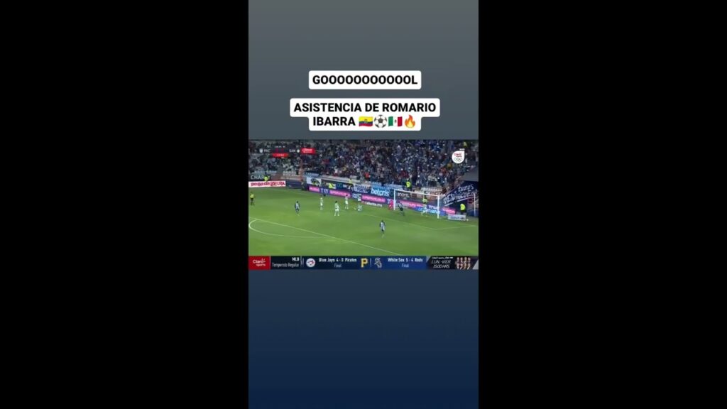 ASISTENCIA Y GOL DE ROMARIO IBARRA CON EL PACHUCA EN LA LIGA MX