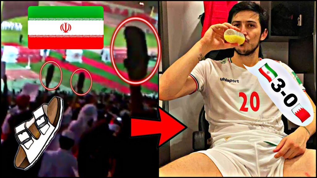شاهد كيف رد سردار ازمون على إهانة الجمهور البحريني للنشيد الوطني الإيراني 🔥؟ Sardar Azmoun revenge