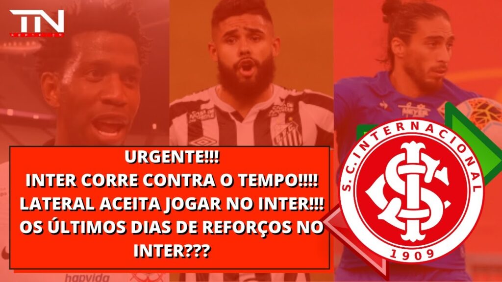 🚨URGENTE!😱 INTER FECHANDO COM LATERAL!!! / MARTÍN CACERES VEM??? / JEMERSON?? /BEM-VINDO AO INTER??😳