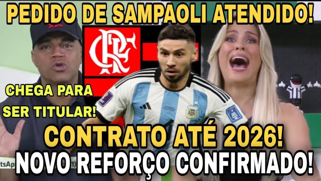 PEDIDO DE SAMPAOLI ATENDIDO! GONZALO MONTIEL NO FLAMENGO! TODOS OS DETALHES !!!