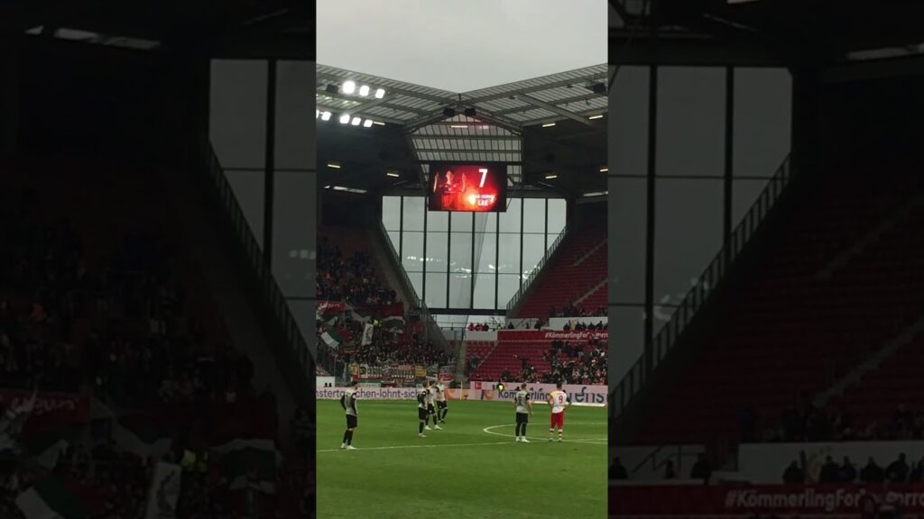 이재성 시즌 5호 선취골, 장내 아나운서 축하와 팬들의 환호 Ich gratuliere Team Spieler mit der Nummer 7 Jae-Sung~ LEE!