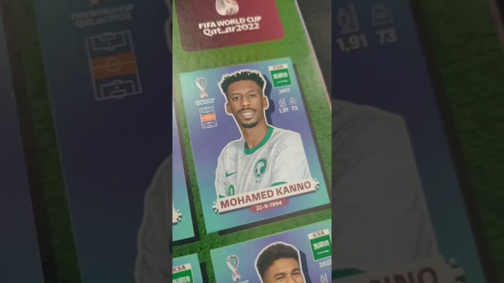 Álbum FIFA World Cup Qatar 2022 Saudi Arabia #saudiarabia #arabiasaudita #wc2022 #qatar2022