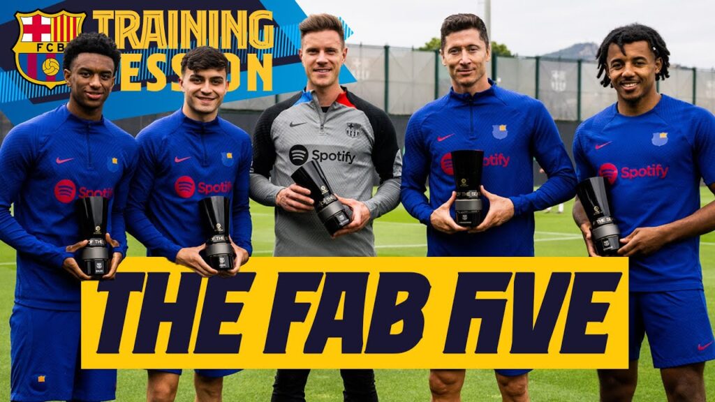 LEWY, TER STEGEN, PEDRI, KOUNDÉ & BALDÉ selected for La Liga "TEAM OF THE SEASON" ✨