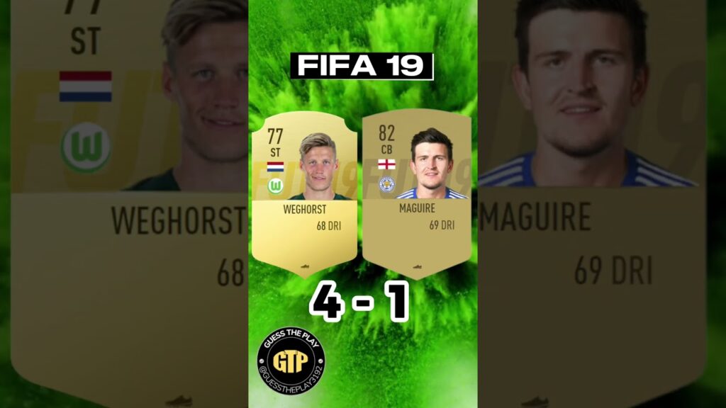 Harry Maguire VS Wout Weghorst 🤔 #shorts