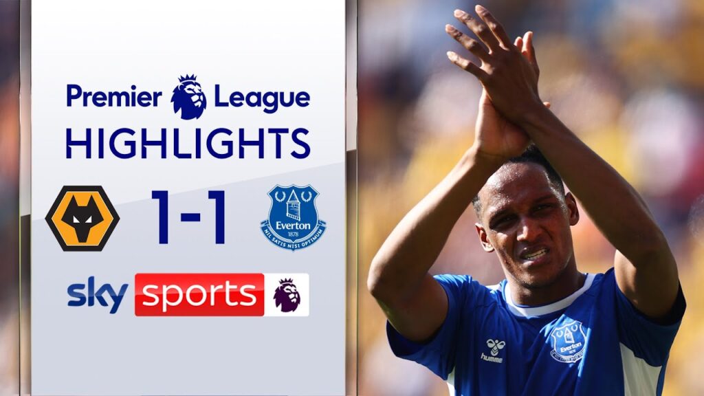 Yerry Mina scores DRAMATIC 99th minute equaliser! 😱 | Wolves 1-1 Everton | Premier League Highlights