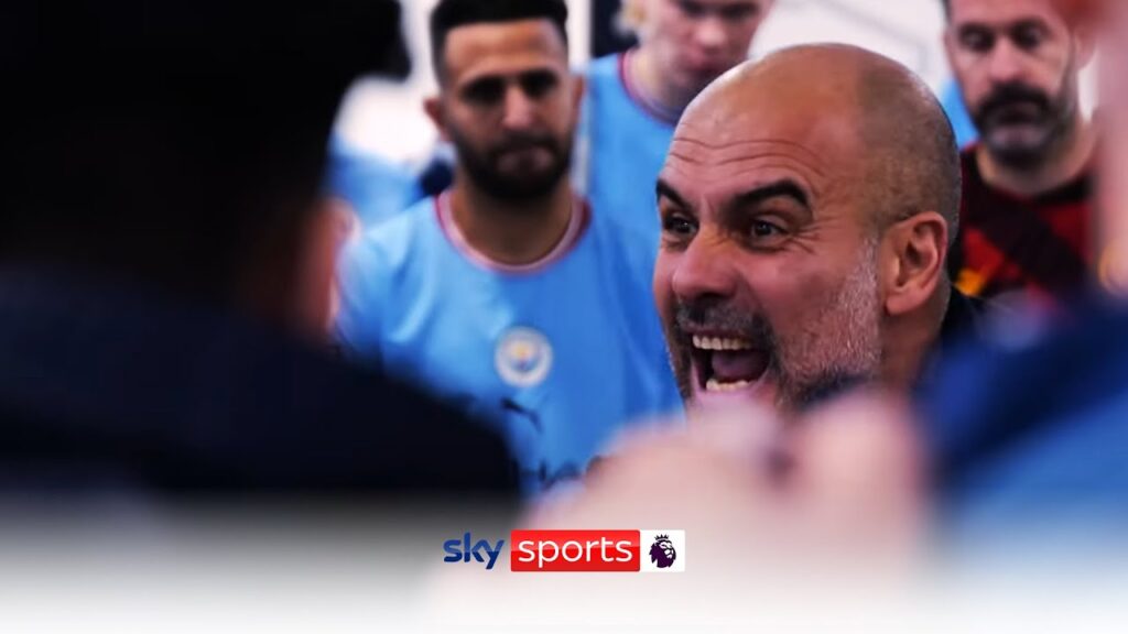 BEHIND THE SCENES! Incredible Pep Guardiola dressing room team talks for Man City!