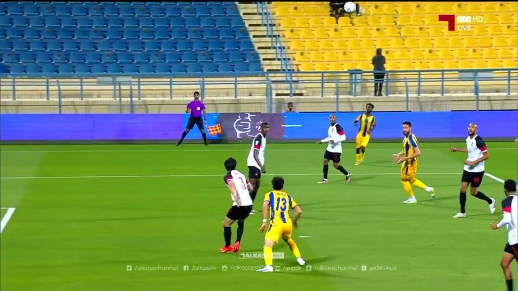 رأسية أحمد علاء كادت ان تضيف هدفاً ثانياً للغرافة أمام الريان