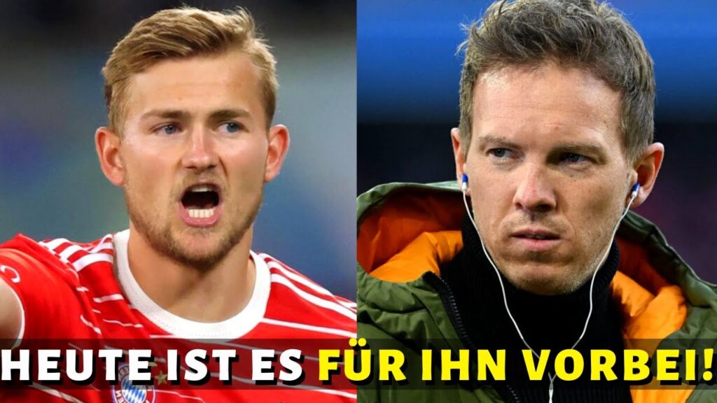 🔴 IST SOEBEN GESCHEHEN! MATTHIJS DE LIGT IST RAUS!