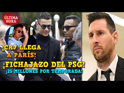 💥BOMBAZO: CRISTIANO RONALDO LLEGA a PARÍS para FIRMAR con el PSG - MESSI PIDE 10 MILLONES al BARÇA