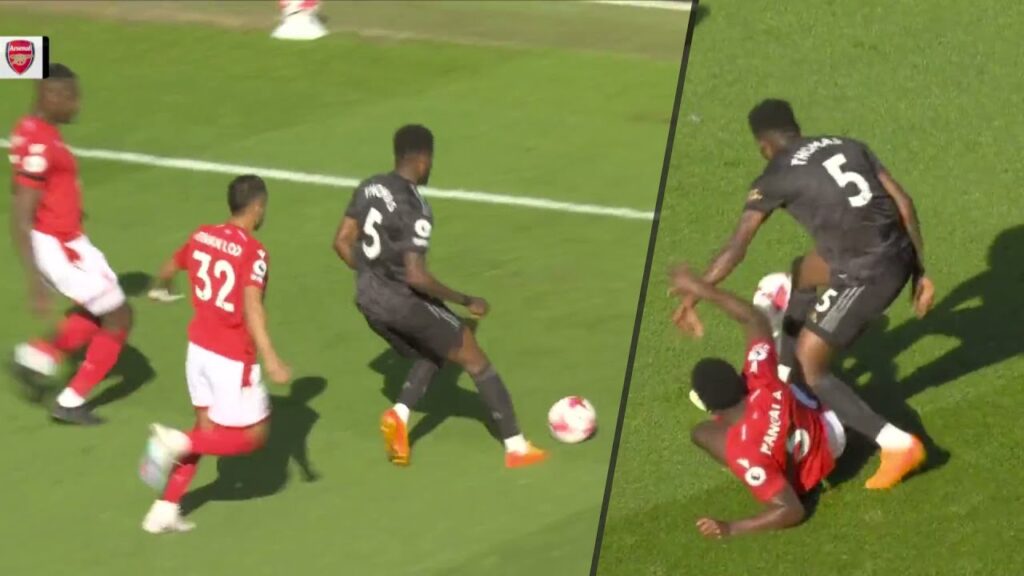 Thomas Partey Good As A Winger !