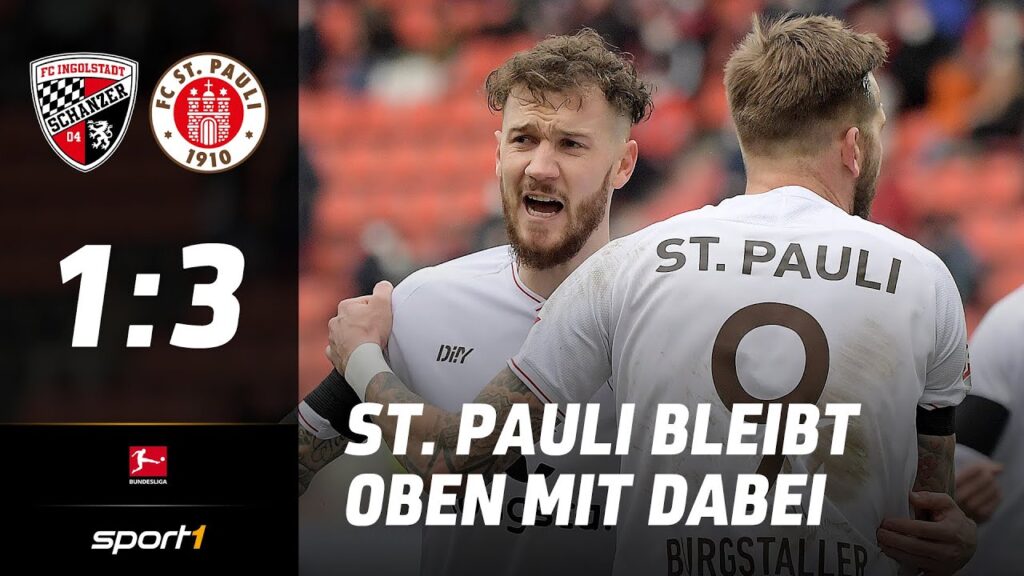 Ingolstadt – St. Pauli 1:3 | Highlights 2. Bundesliga 24. Spieltag | SPORT1