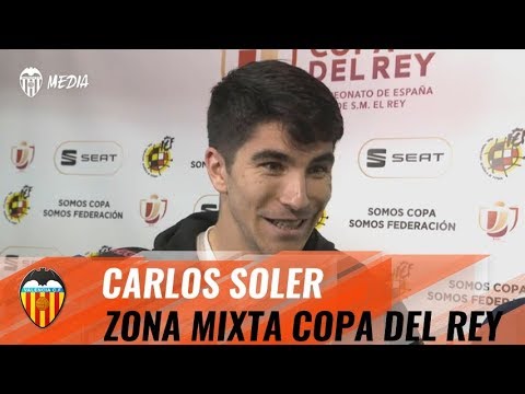 CARLOS SOLER EN ZONA MIXTA TRAS EL PARTIDO DE COPA DEL REY ANTE EL CYD LEONESA