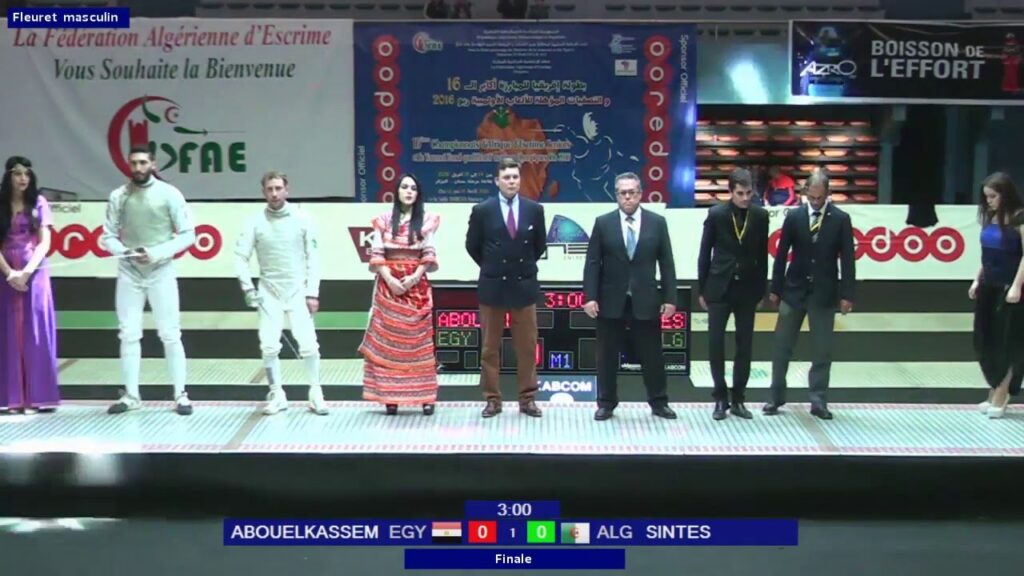 CH. AFRIQUE ALGER 2016 FMI Final Abouelkassem EGY vs Sintes ALG