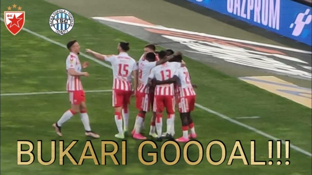 OSMAN BUKARI gol - Crvena Zvezda TSC 4-1