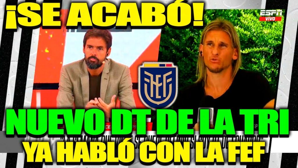 Becaccece CONFIRMA QUE HABLÓ con LA FEF Y REEMPLAZARÁ a Gustavo Alfaro en la Selección Ecuatoriana