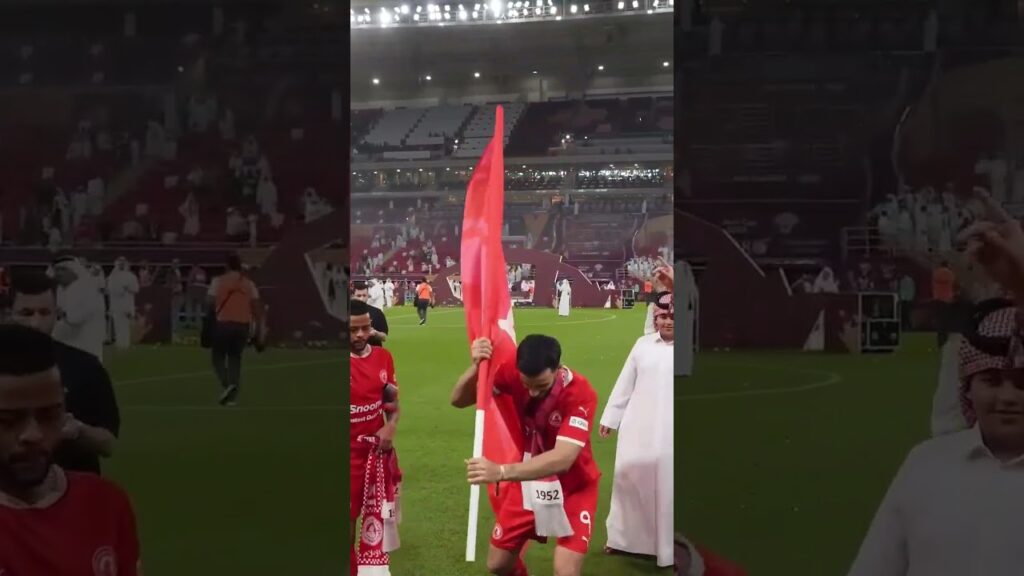 عمر السومة يُقلد احتفال علي البليهي التاريخي في قطر