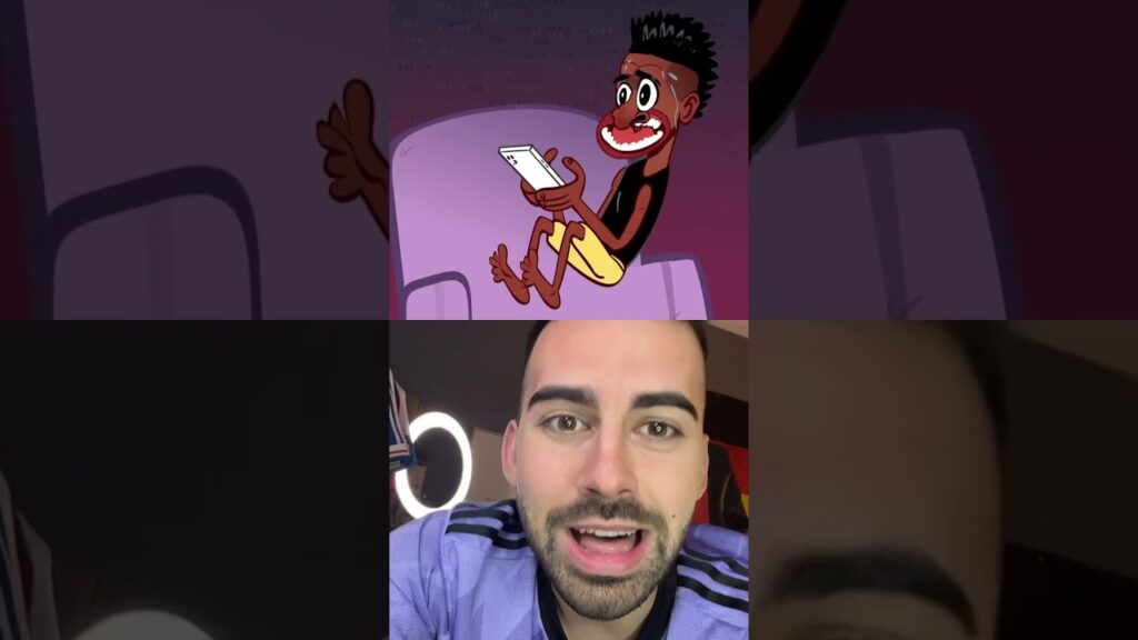 Vinicius tiene pesadillas con Araujo Animación 😭