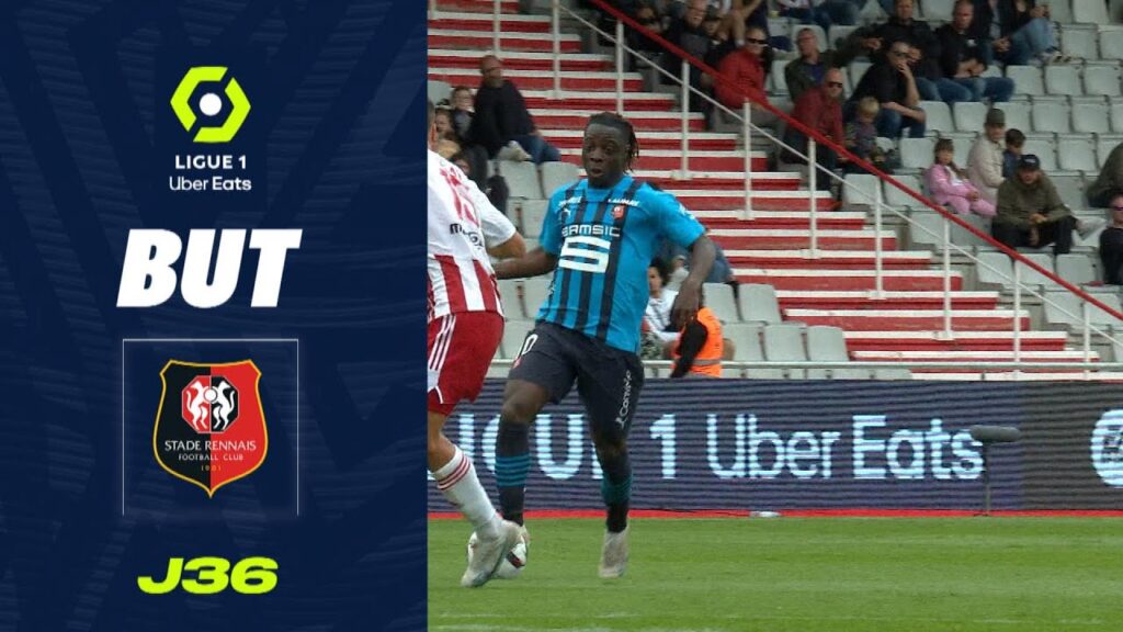 But Jérémy DOKU (37' - SRFC) AC AJACCIO - STADE RENNAIS FC (0-5) 22/23