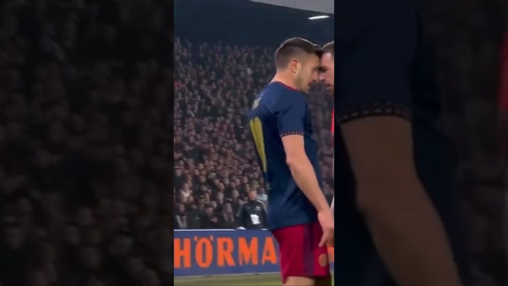 Dusan tadic vs Orkun kökcü 😡🔥 #feyenoord #ajax #shorts #voorjou #viral