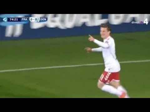 Danmak U21 2-0 Suisse U21 11' Minutes Anders Dreyer