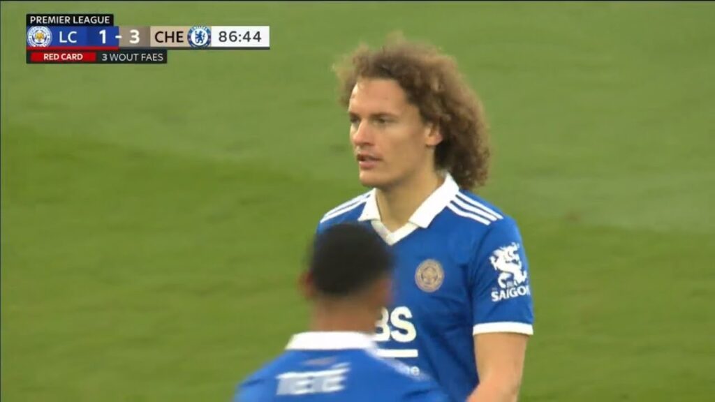 Wout Faes RED CARD Vs Chelsea Wout Faes RED CARD Vs Chelsea