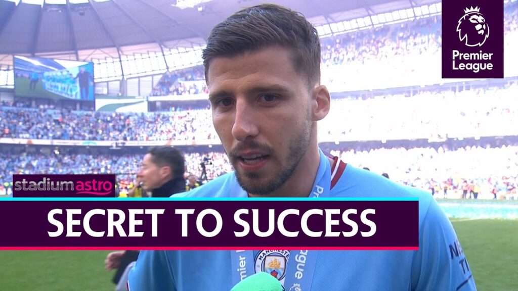 Ruben Dias shares City's SECRET to SUCCESS after clinching 3rd PL title in a row | Astro SuperSport