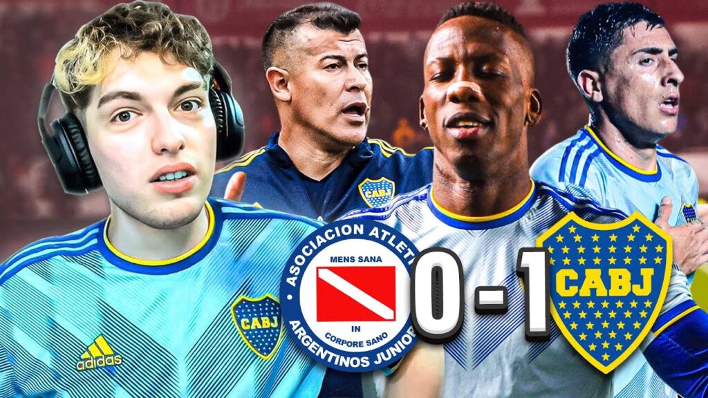 DAVOO XENEIZE REACCIONA A ARGENTINOS 0 BOCA 1 (2023) - LIGA ARGENTINA