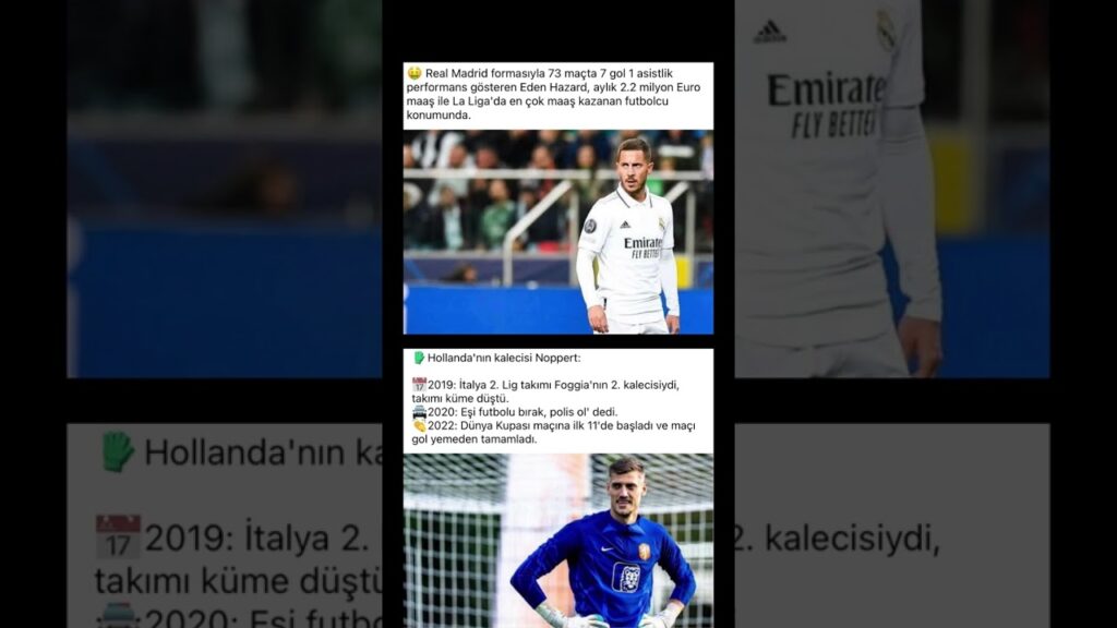 Siz ne düşnüyorsunuz ? #football #hazard #realmadrid #trending #noppert