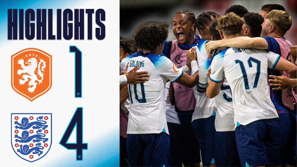 Netherlands U17 1-4 England U17 | Young Lions reach UEFA U17 EURO knockout stages | Highlights