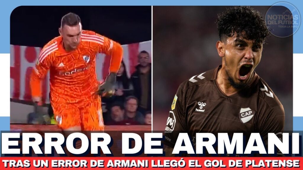 Un GRAVE ERROR de Franco Armani le terminó en el empate de Platense 😱