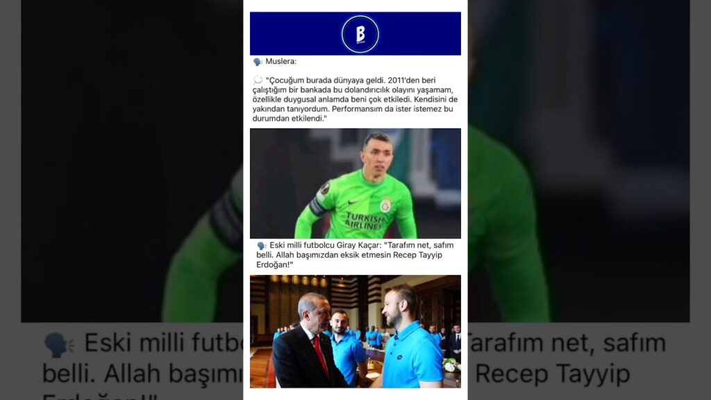 Siz ne düşünüyorsunuz  #receptayyiperdoğan #muslera #football