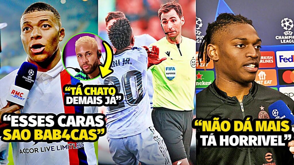 🚨 NOSSA! Olha como o MBAPPÉ, NEYMAR, RONALDO E RAFAEL LEÃO DEFENDERAM O VINICIUS JR ONTEM!