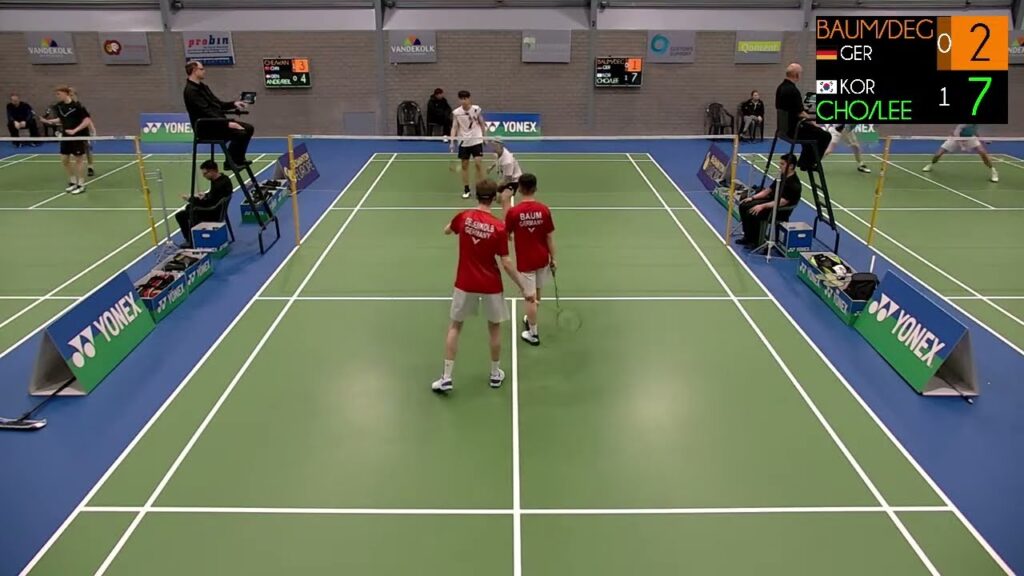 Kevin Baum & Lino Degenkolb 🇩🇪 - Cho Hyeon Woo & Lee Jong Min 🇰🇷, MD, Yonex Dutch Junior Int. 2023
