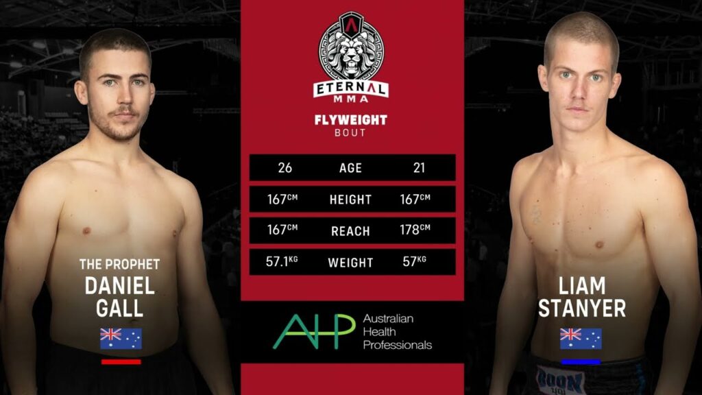 ETERNAL 70 - DANIEL GALL VS LIAM STANYER - MMA FIGHT VIDEO