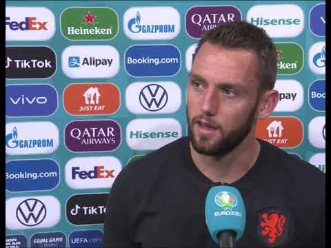 English interview with Stefan de Vrij after the Netherland's loss to the Czech Republic at Euro 2020