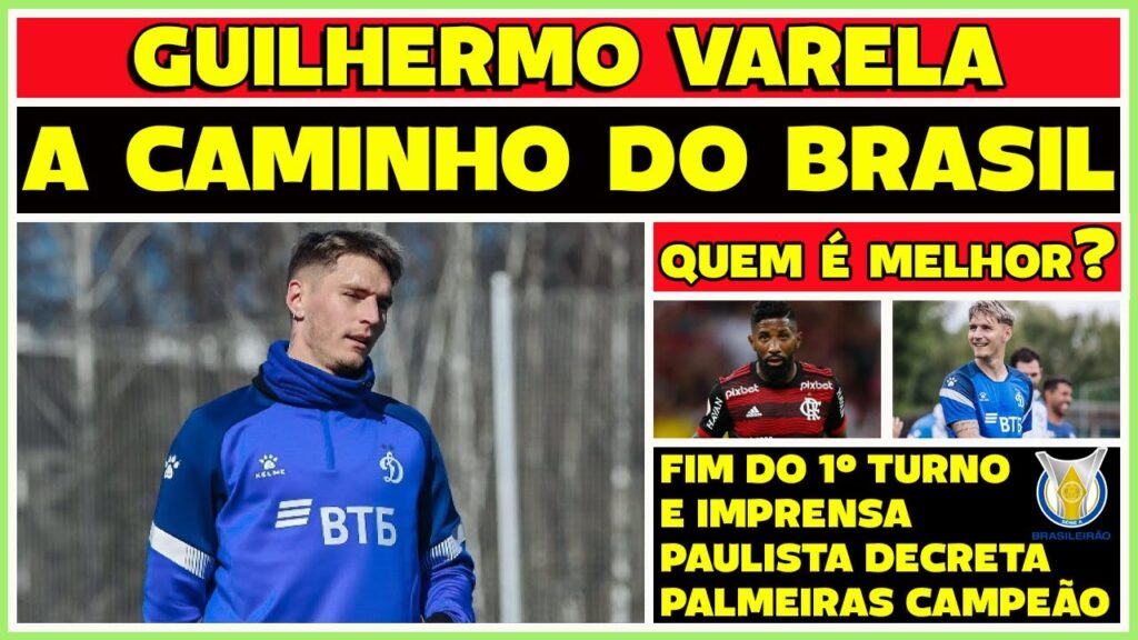 IMPRENSA PAULISTA DECRETA PALMEIRAS CAMPEÃO BRASILEIRO | GUILLERMO VARELA CHEGANDO NO BRASIL E+