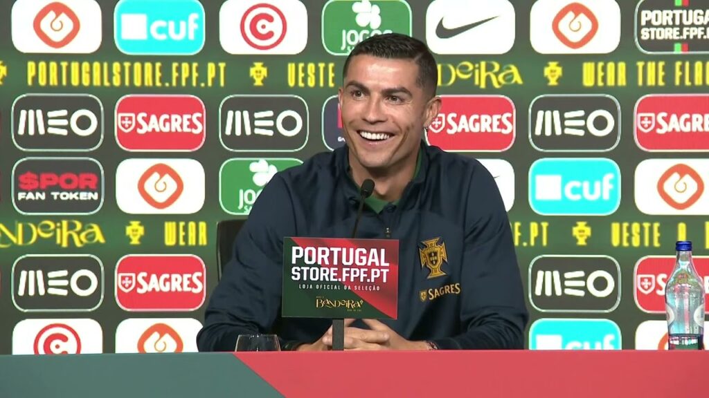 Conferencia de Prensa de Cristiano Ronaldo y Roberto Martínez