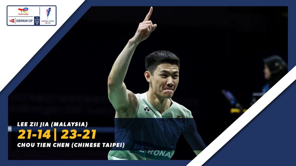Lee Zii Jia 2 – 0 Chou Tien Chen | Sudirman Cup 2023 | Kumpulan C Lee Zii Jia 2 - 0 Chou Tien Chen | Sudirman Cup 2023 | Kumpulan C