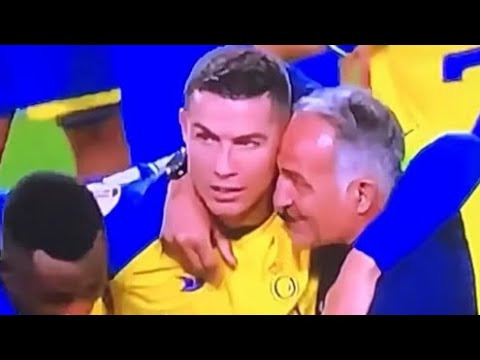 Ronaldo celebrates with team after Al Nassr win over Abha