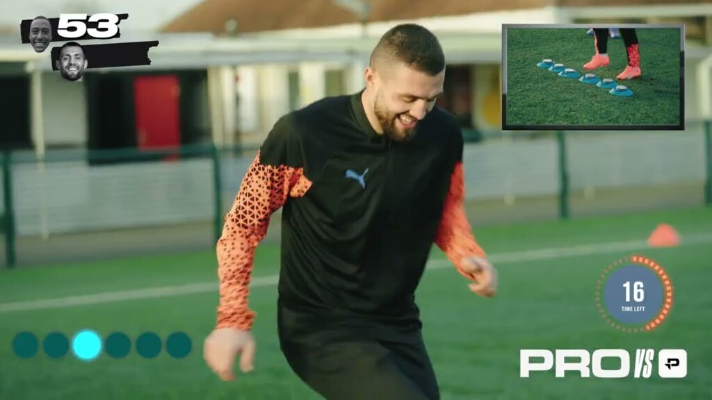 Chelsea FC duo Marc Cucurella and Mateo Kovačić test their speed and reaction time