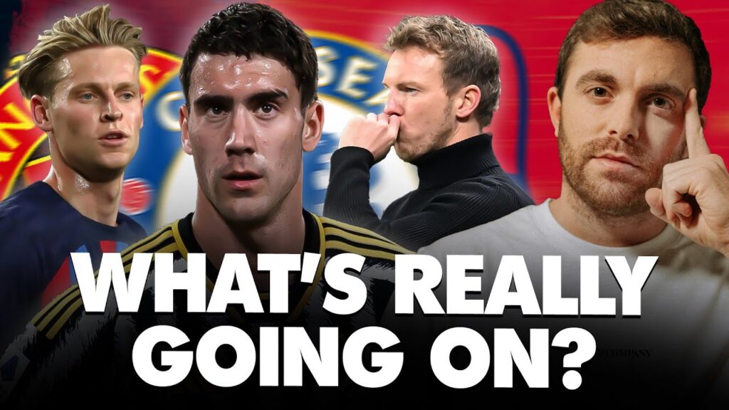 🚨 €80M BID FOR VLAHOVIC?! FRENKIE & MAN UTD TRUTH, NAGELSMANN BACK STORIES